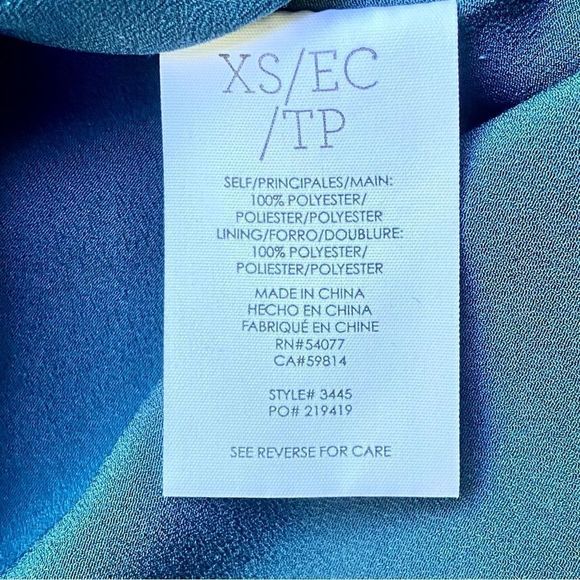 Cabi Style 3445 Blushing Floral Sleeveless Blouse Size XS - Picture 7 of 9